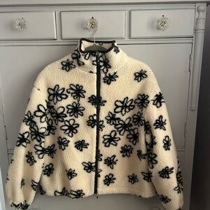 Floral Teddy Coat